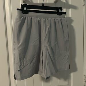Men’s Large Fabletics Athletic Shorts (light grey)
